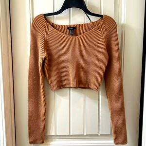 Forever 21 crop top sweater NWOT